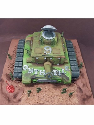 ArmyTankerCake