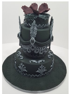 Gothic wedding Cake