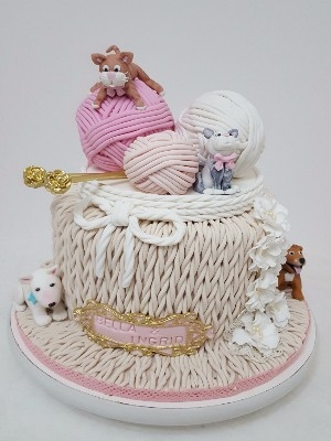 Knitting  - Cake